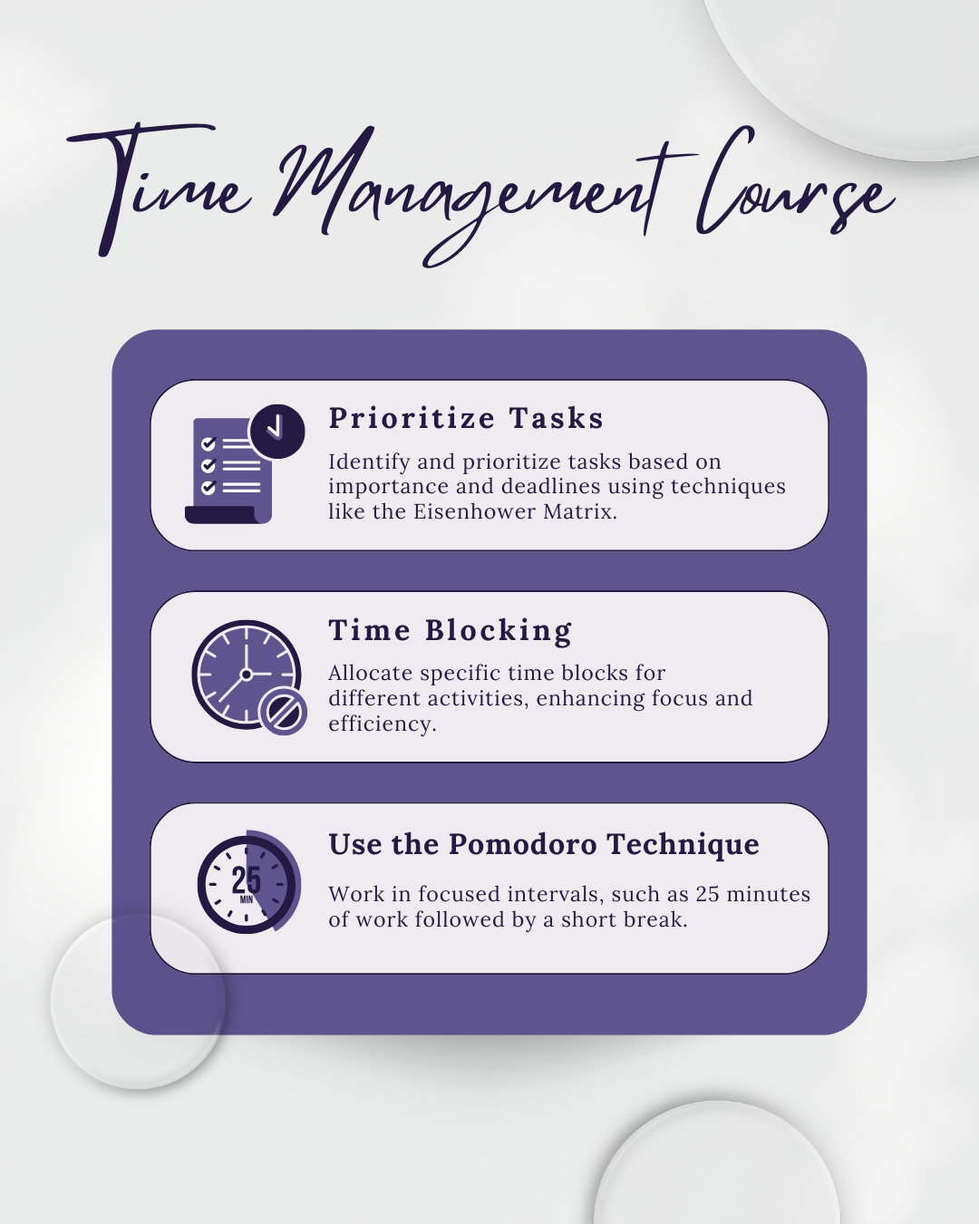 Time Management